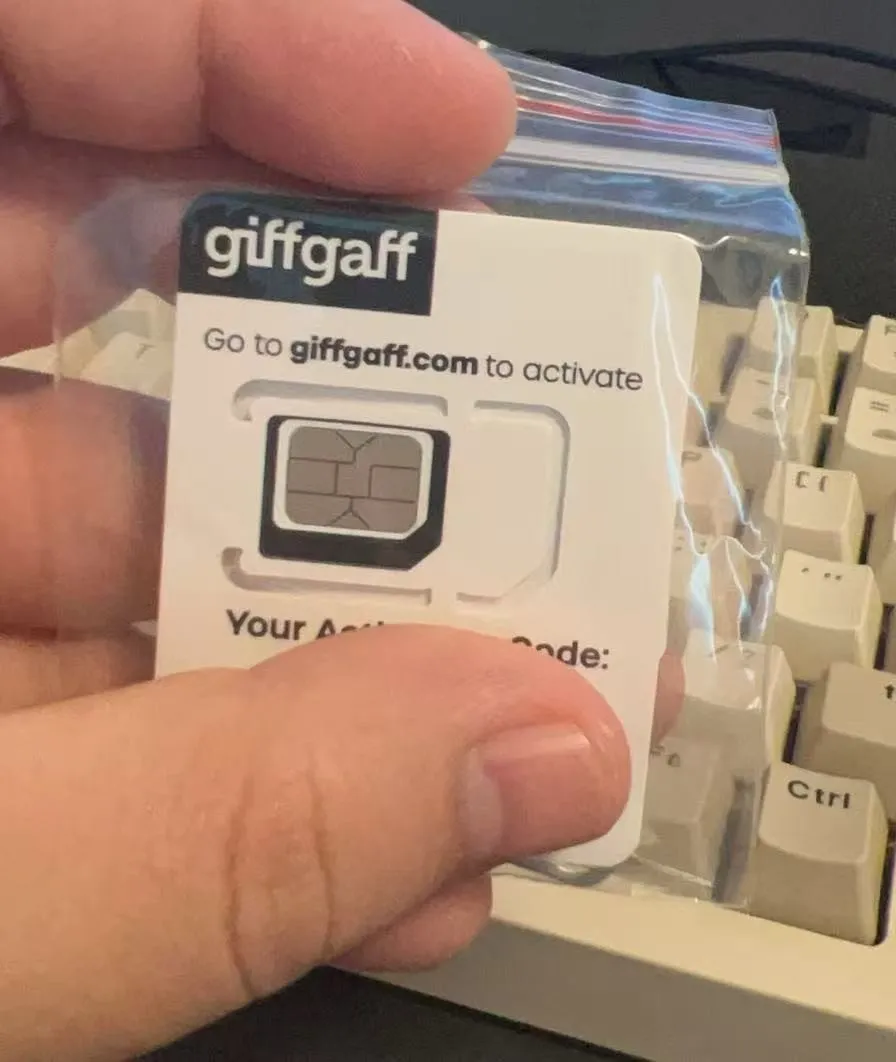 giffgaff 电话卡